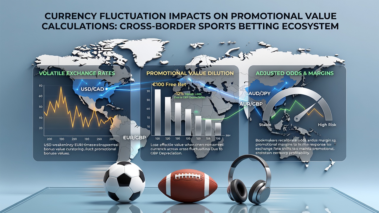 Sports betting app screens displaying promotional offers with currency conversion indicators and value adjustments