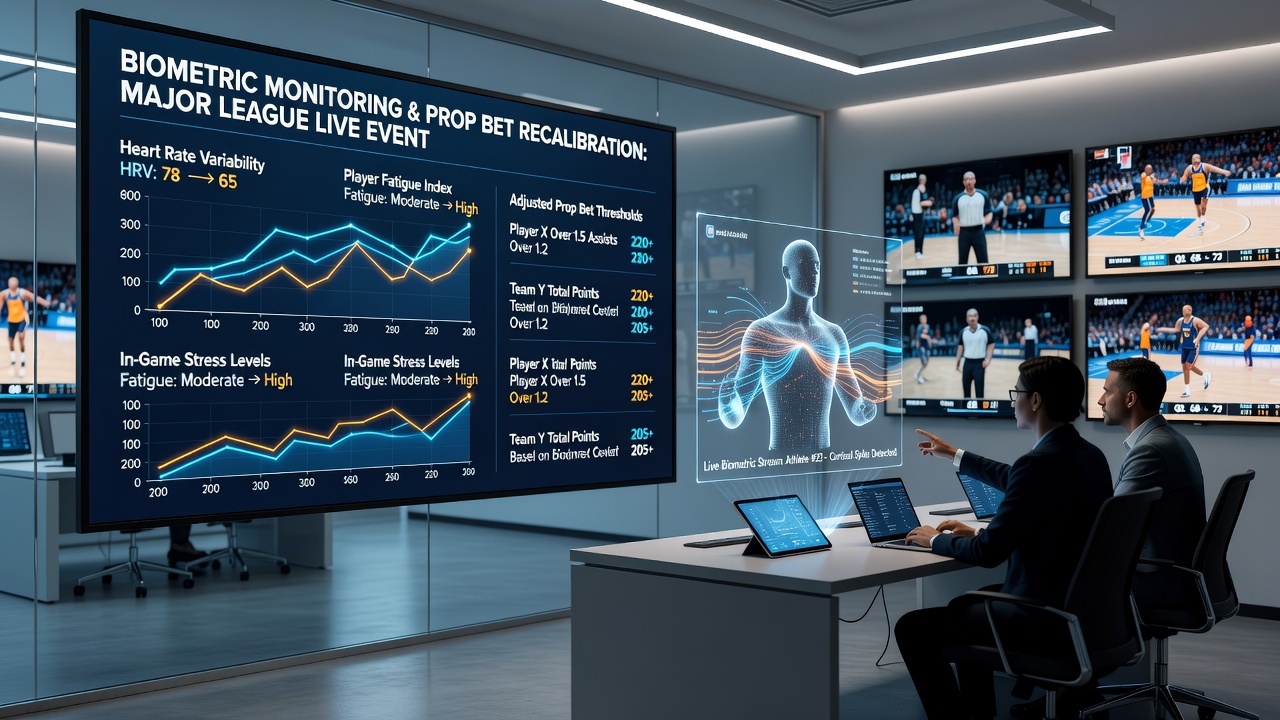 Dashboard displaying real-time biometric data overlays on live sports betting interfaces