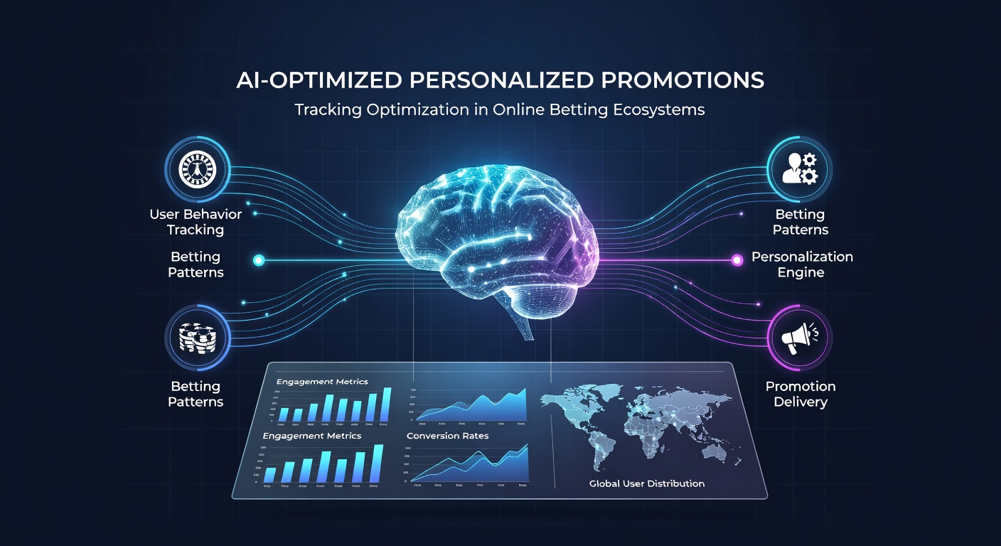 AI algorithms processing user behavior data to deliver targeted promotions within online betting platforms