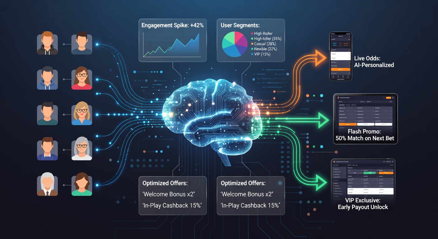 Dashboard displaying real-time performance metrics for AI-personalized betting promotions